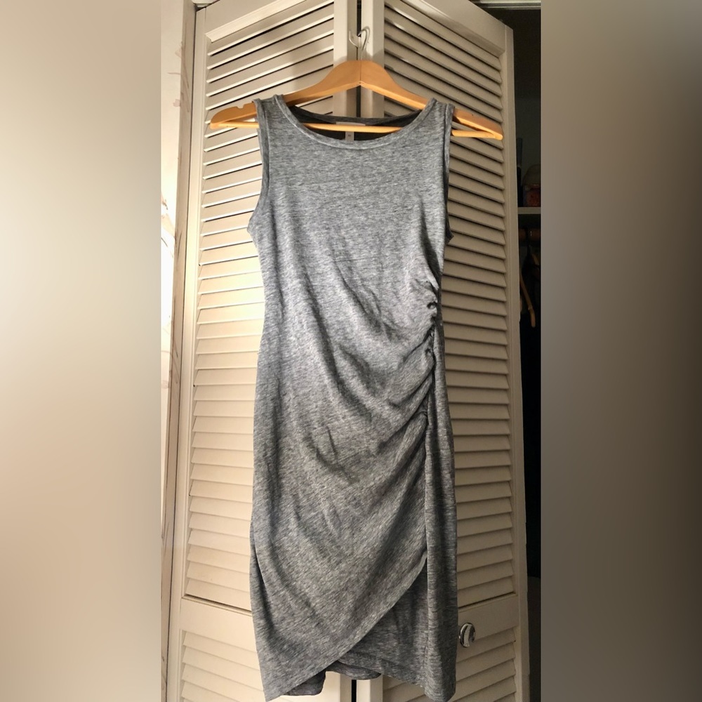 Leith Ruched Body-Con Sleeveless Dress - XS